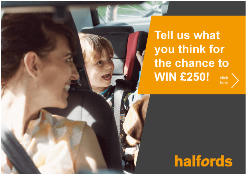 Halfords Guest Experience Survey