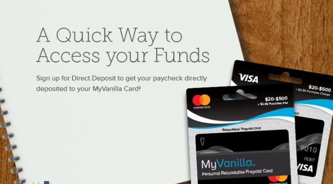 MyVanilla Card Logo