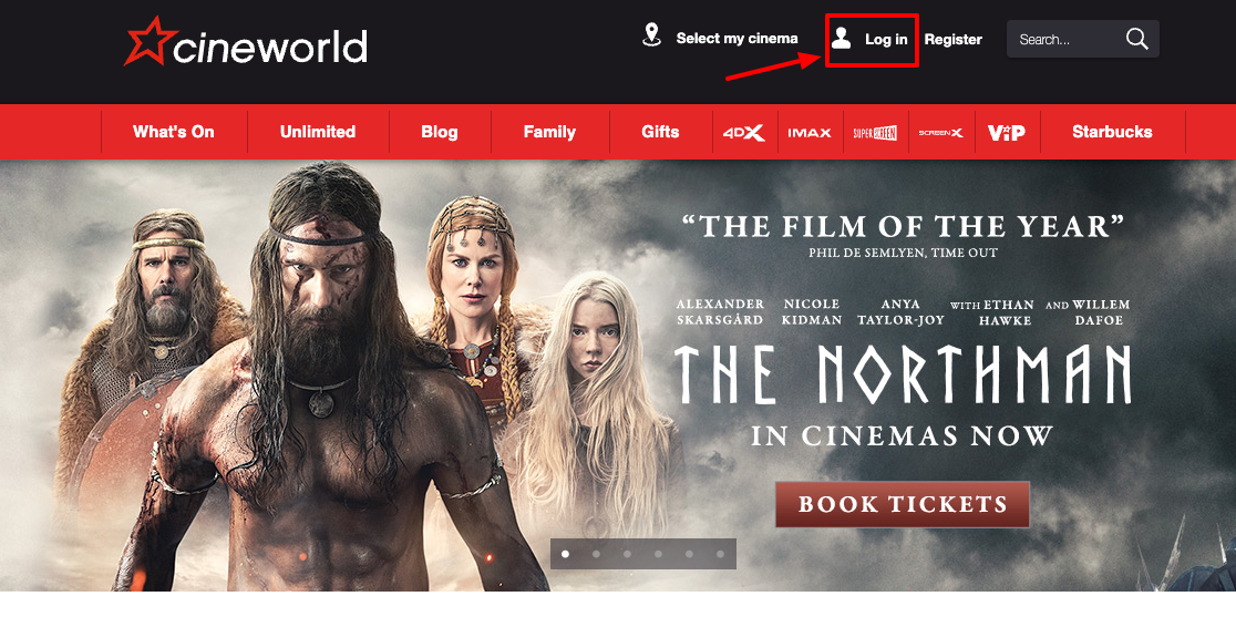 cineworld unlimited homepage