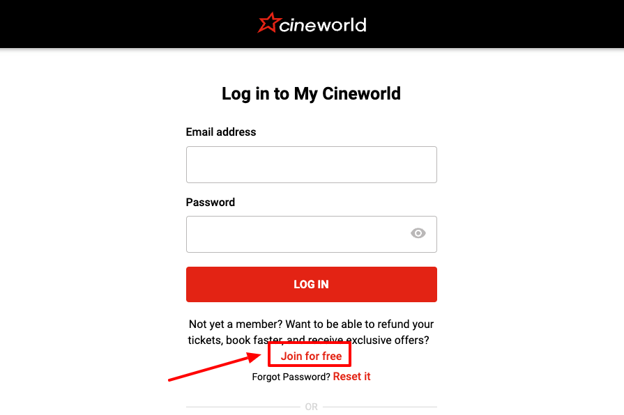 cineworld unlimited join free